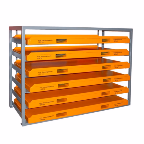 Kassetten Blechregal KBR